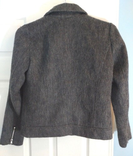 Noisy May Wool Blend Nmbrush Biker Jacket Size Medium - Picture 7 of 10