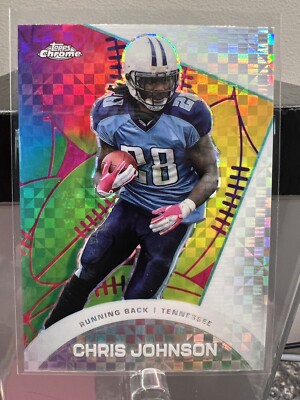 2023 Topps Composite Chris Johnson All Etch Chrome #CAE-15 X-Fractor  Titans