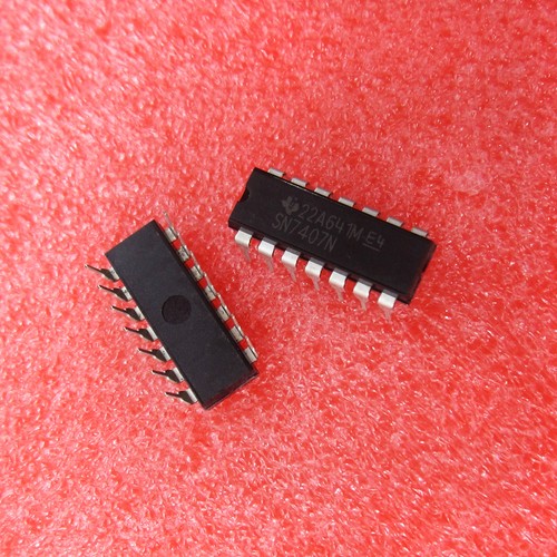 2/5/10PCS NUOVO SN7407N IC BUFF/DVR ESADECIMALE NON INV 14DIP Alta Qualità - Foto 2 di 5