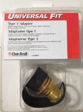 Char-Broil CERTIFIED GRILL PARTS  Universal Fit Propane Tank Type 1 Adapter