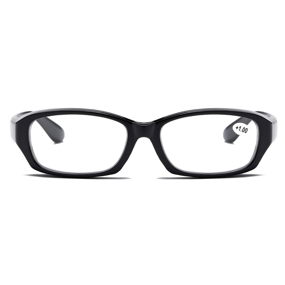 2-Pack Thick Frame Tinted Reading Sunglasses For Men - Safety Glasses With Full Lens
