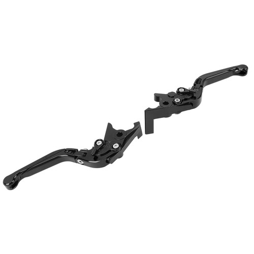 (Black)Motorbike Clutch Brake Handle Lever Fade Proof Aluminum Alloy