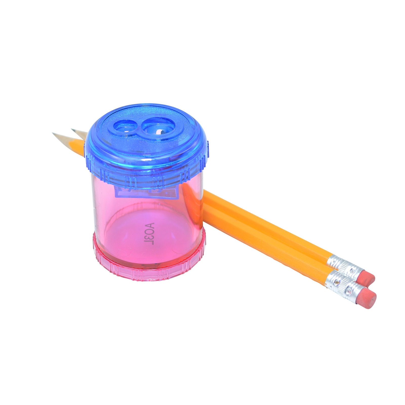 Westcott Plastic Manual Pencil and Crayon Sharpener, Assorted Colors (12202),