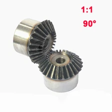 4M 5M Mod Bevel Gear 1:1 15T-35T Toothed Grars 90°Steel Metal Motor Transmission