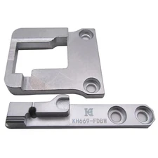 1SET Needle Plate & Feed Dog Set For Binding On Durkopp Adler 669 Sewing Machine