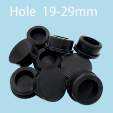 Rubber Hole Plugs 10 29mm Push In Compression Stem black Bumper Thick Panel Plug