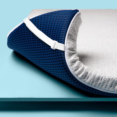 3'' Memory Foam Mattress Topper Full - Ventilated Pad with Removable Cover
