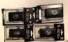NFL Football Leather Money Clip Card Holder Wallet-Pick Your Team