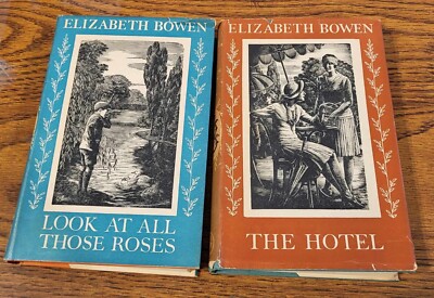lot 2 small vintage Elizabeth Bowen hardbacks Jonathan Cape w dust jackets Hotel