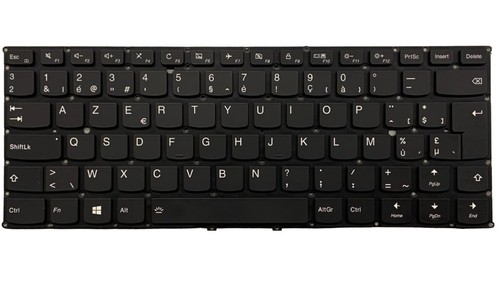 Clavier BELGIAN KEYBOARD FOR LENOVO YOGA 910-13IKB YOGA 5 PRO AZERTY LED - Afbeelding 2 van 3