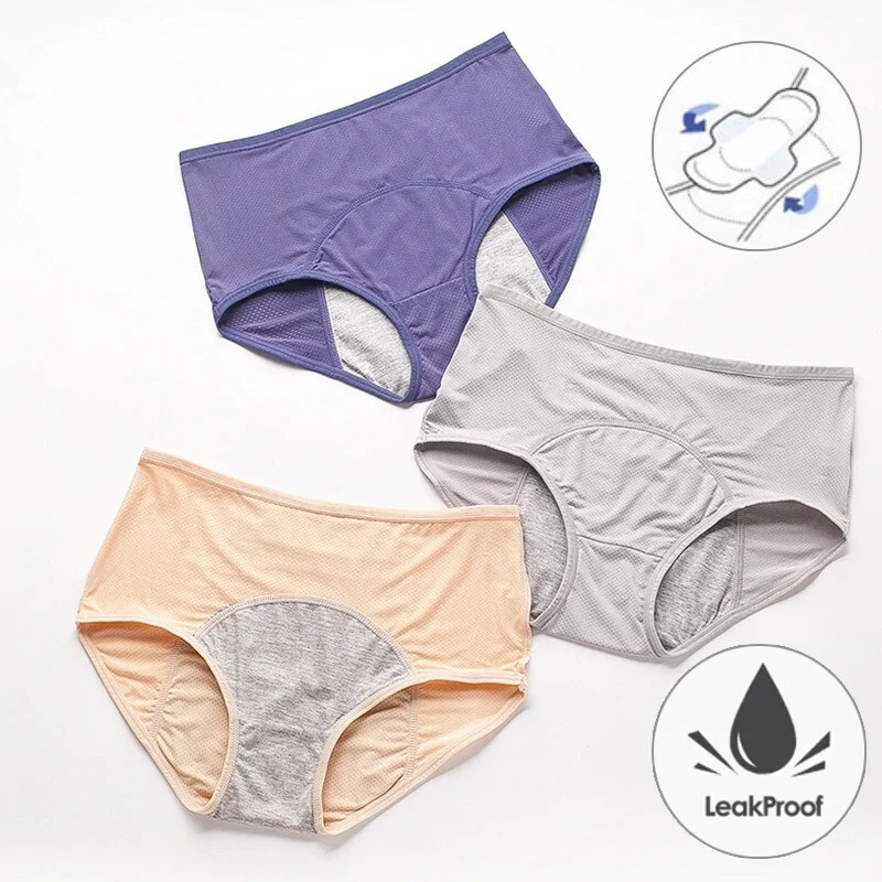 Female Cotton Leak Proof Underwear Waterproof Lingerie Women Pants