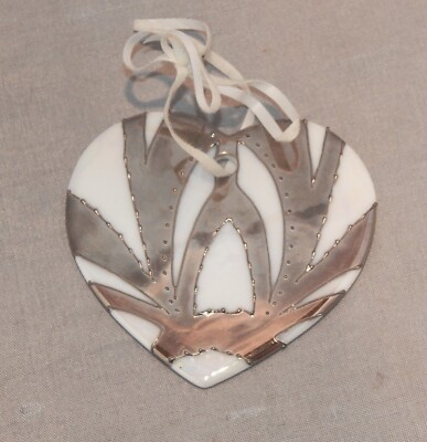 Nancy Svendsen Designs Porcelain Heart Ornament