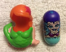 2004 Mighty Beanz Bodz S1: 288 Ocean Queen Bean  Mermaid Bod Orange 