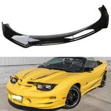 For Pontiac Firebird Car Front Bumper Lip Splitter Spoiler Chin Body Kit Glossy