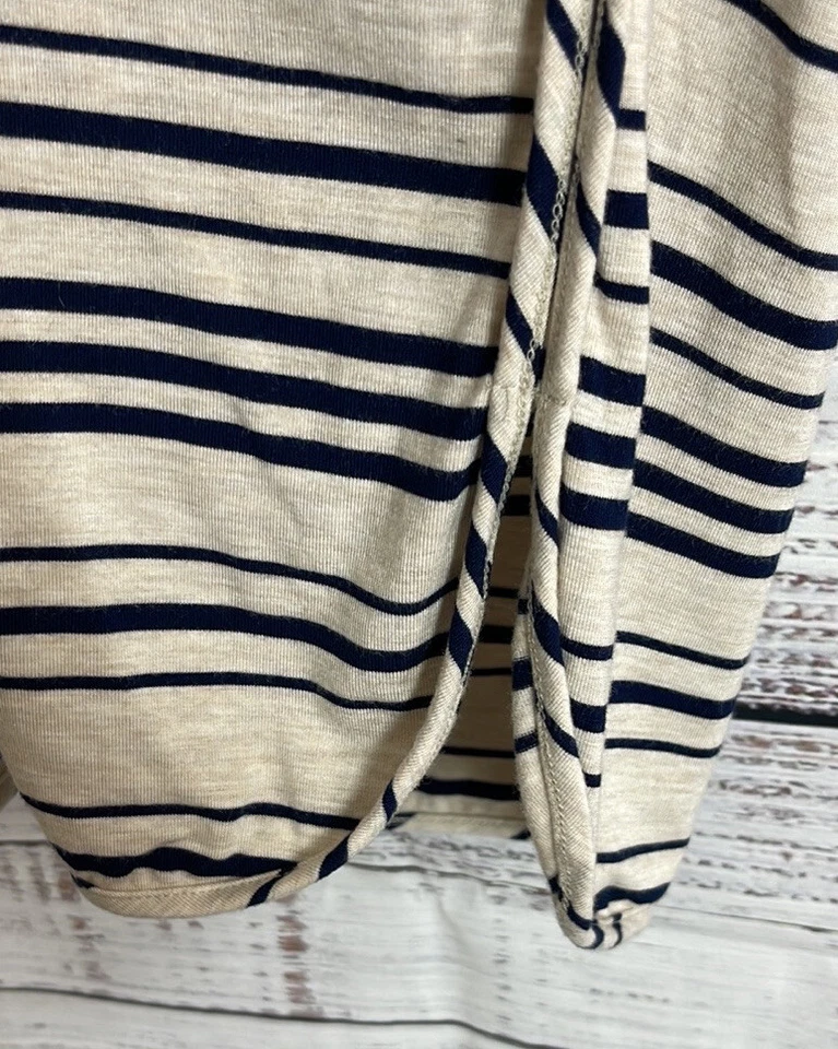 Tart Dress Womens Small striped mini Drop Waist Casual Modal Blend Crew Neck - Image 4 of 4