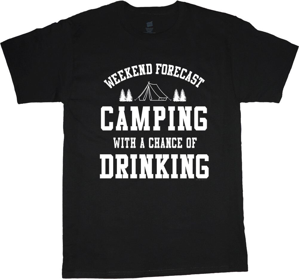 Big and Tall T-shirt Mens Graphic Tees Funny Camping Gear King Size Big Guy-image