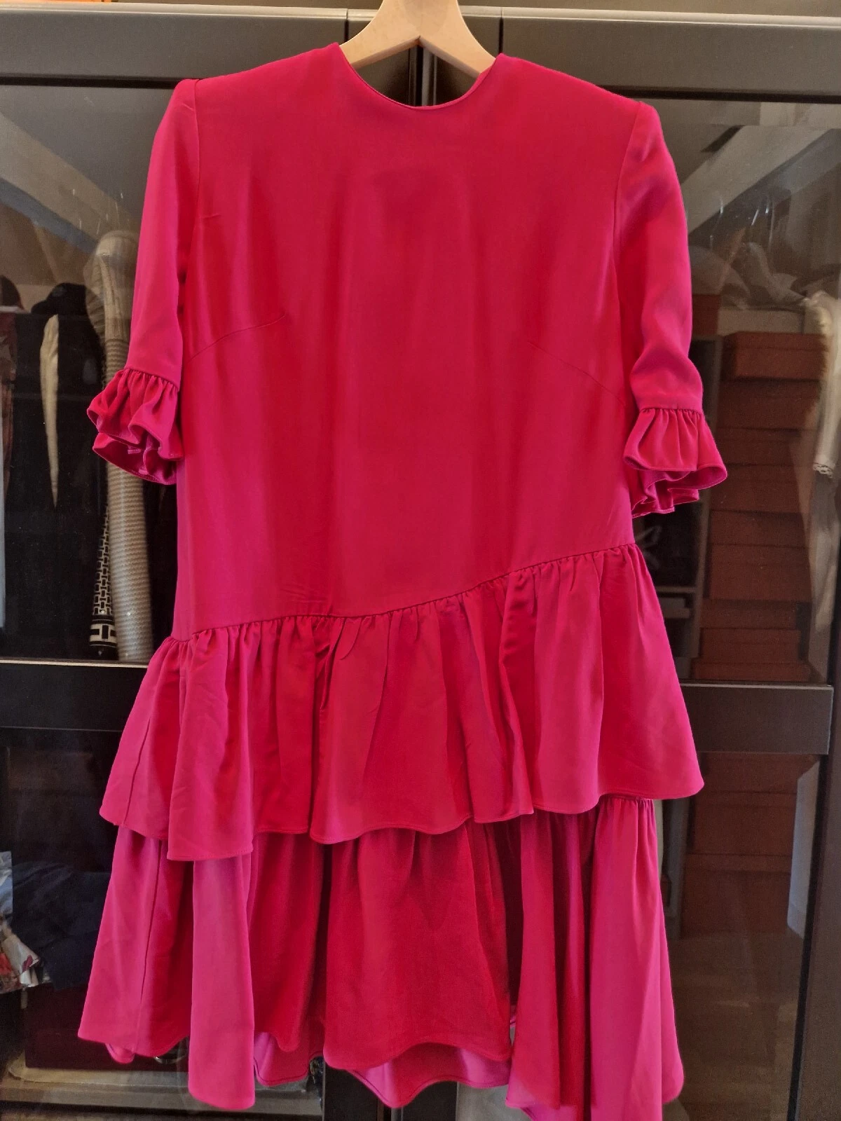 Abito Alexander McQueen IT taglia 42 DE. 36 Fucsia Donna Rosa