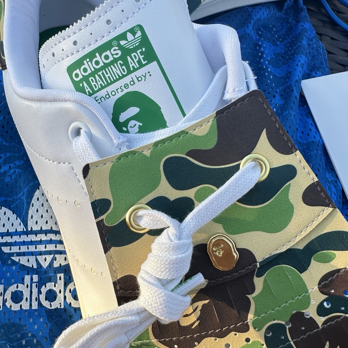 Adidas BAPE x Stan Smith Golf 30th Anniversary Men's Golf Adidas BAPE x Stan Smith Golf 30th Anniversary Men's Golf
