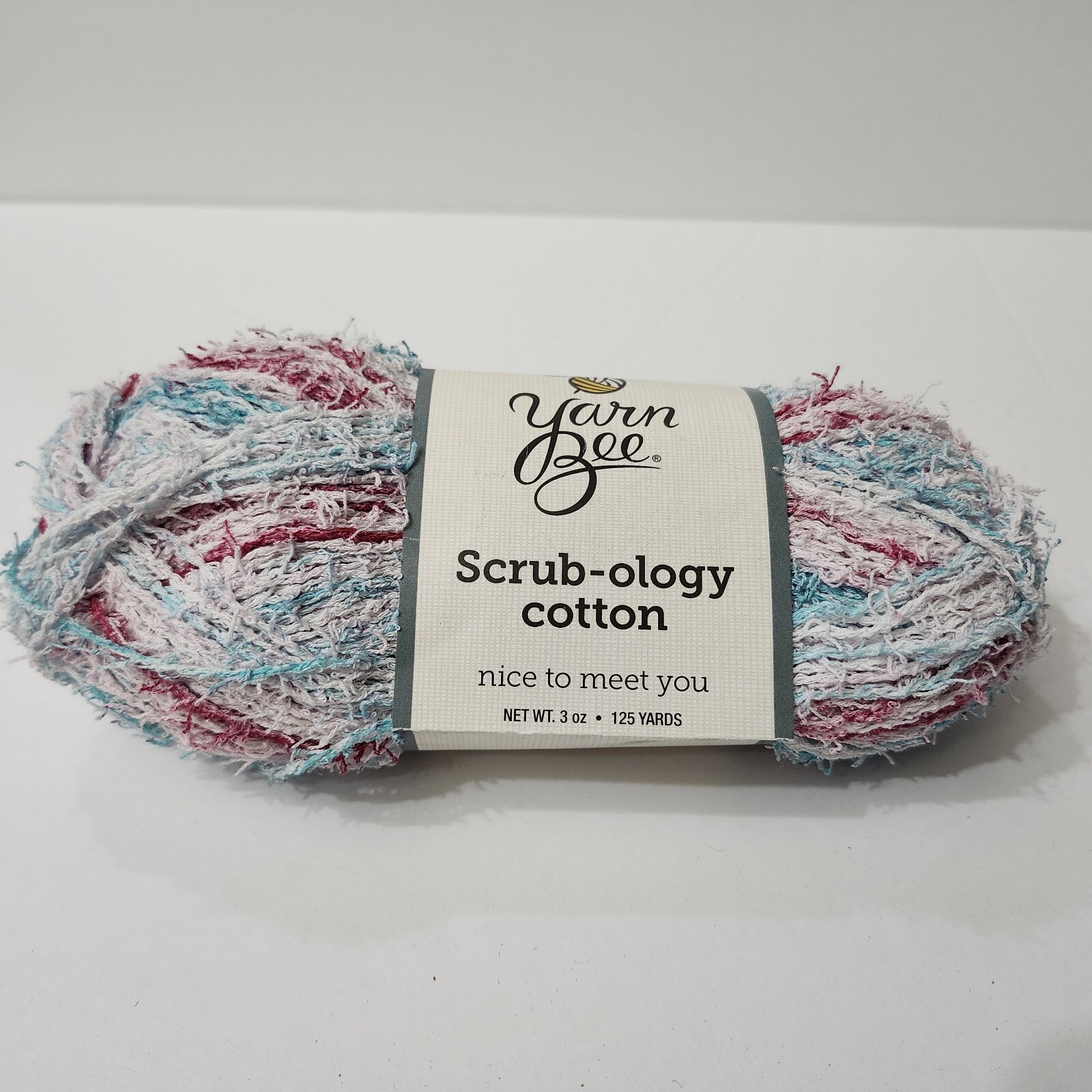 Yarn Bee Scrub-ology Cotton Nice To Meet You 3 Oz
