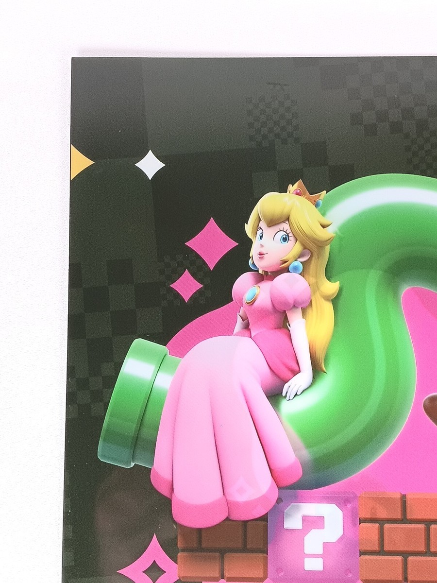 Peach Super Mario Bros. Wonder × Seven-Eleven A4 Clear File
