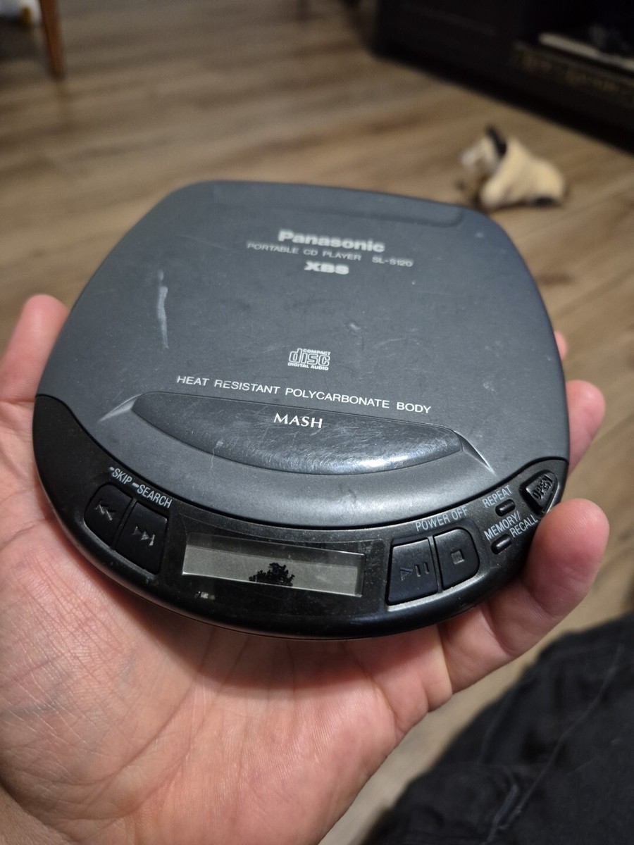Panasonic Portable CD Player SL-S120 XBS MASH - Untested | eBay