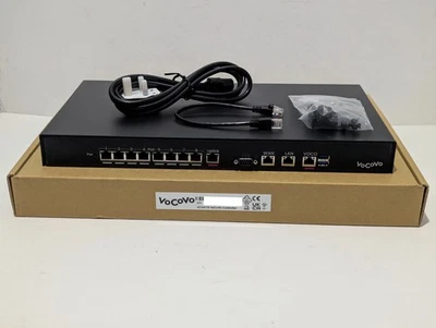 Controlador de auriculares VoCoVo VCV4110 + 8xPOE montaje en rack voz TPM - Nuevo IVA incluido - Imagen 1 de 4