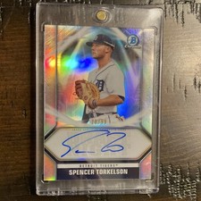 2020 Bowman Draft Chrome Draft Night Auto Spencer Torkelson /99 Tigers #DNA-ST