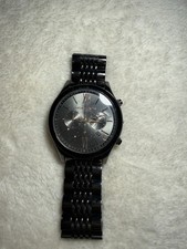 Michael Kors Lexington Chronograph Black Ion-plated Watch