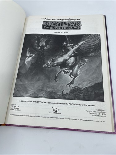 Advanced Dungeons & Dragons Greyhawk Adventures TSR (1988) #2023 WHI44 - Picture 12 of 14