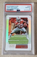 TERRY McLAURIN 2019 SCORE #424 30th ANNIVERSARY🔥🔥 /30 PSA 10 - ONLY 1 ON EBAY!