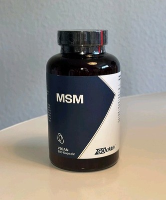 MSM Kapseln Methylsulfonylmethan als Ergänzung für aktiven Lebensstil GOaktiv 