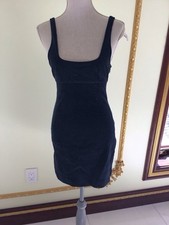 Velvet Urban Outfitters Bodycon Mini Dress With Straps size S dark blue