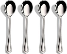 18/10 Stainless Steel Soup Spoons,7-Inch,Set of 12,Heavy Duty Dishwasher Safe