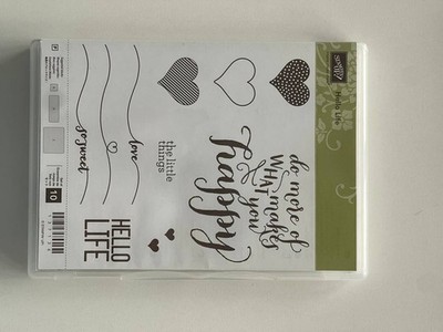 Stampin Up Stempelset Hello Life Clear Stamps 10 Stempel