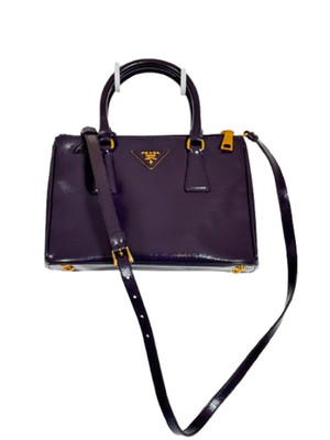 Prada Galleria Medium Saffiano Leather Top Handle Bag in PURPLE X211 26.04.11