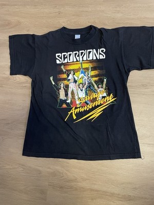 SCORPIONS T-Shirt 80er Jahre, SAVAGE AMUSEMENT Tour 1988,