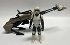 Kenner 1983 Star Wars SPEEDER BIKE Near Complete W/ Biker Scout Figure