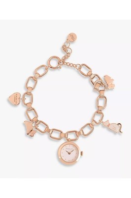 Radley Damen Roségold Charm Armband 20mm Uhr RY4608
