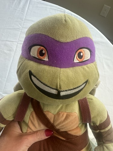 Donatello Teenage Mutant Ninja Turtle Plush 18” Nickelodeon Build A Bear Mask - Picture 4 of 5