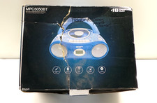 HamiltonBuhl AudioAce MPC  5050 Bluetooth Boombox   CD Player, 1, Blue Open Box