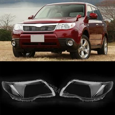 For Subaru Forester 2009 2010 2011 2012 Pair Headlight Lens Cover Replacement