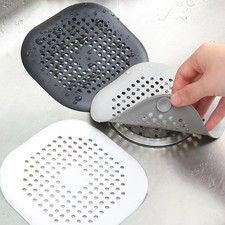 Silicone Sink Strainer Drain Hair Catcher Filter Anti-Clog Shower Kitchen Sink