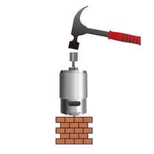 2PCS 24V RS555 12000 RPM Electric Drive Motor for Power Wheels Motor Upgrade,30V