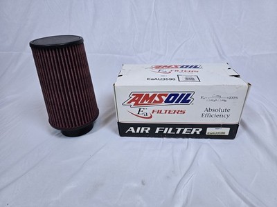 Rare HTF AMSOIL Ea EaAU3590 Nanofiber Dry Air Filter Universal 3.5'' ID x 11'' CAI