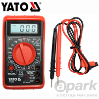 Yato DIGITAL-MULTIMETER MessgerÄT Ac/Dc 500V Voltmeter Amperemeter 5A Ohm