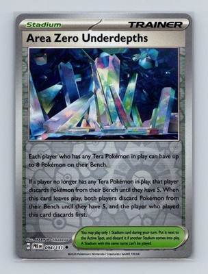 Area Zero Underdepths 094 Pokemon Prismatic Evolutions Reverse Holo Card NM+ (a)