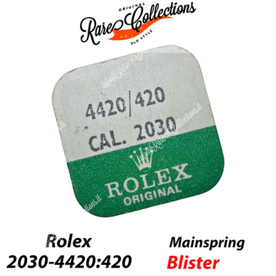 Rolex 2030 4420 Neu NEW Blister X1 Stück Lauffeder schwache Kraft 2035