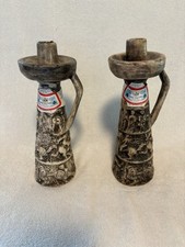 Vtg Pair Vases: SAM Italy Republic Of San Marino 8 In Single Flower Vases