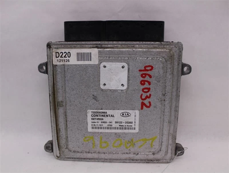 ORDENADOR ECU ECM KIA FORTE 2011 11 2012 12 2013 13 391222G202 966032 Foto 2 de 4