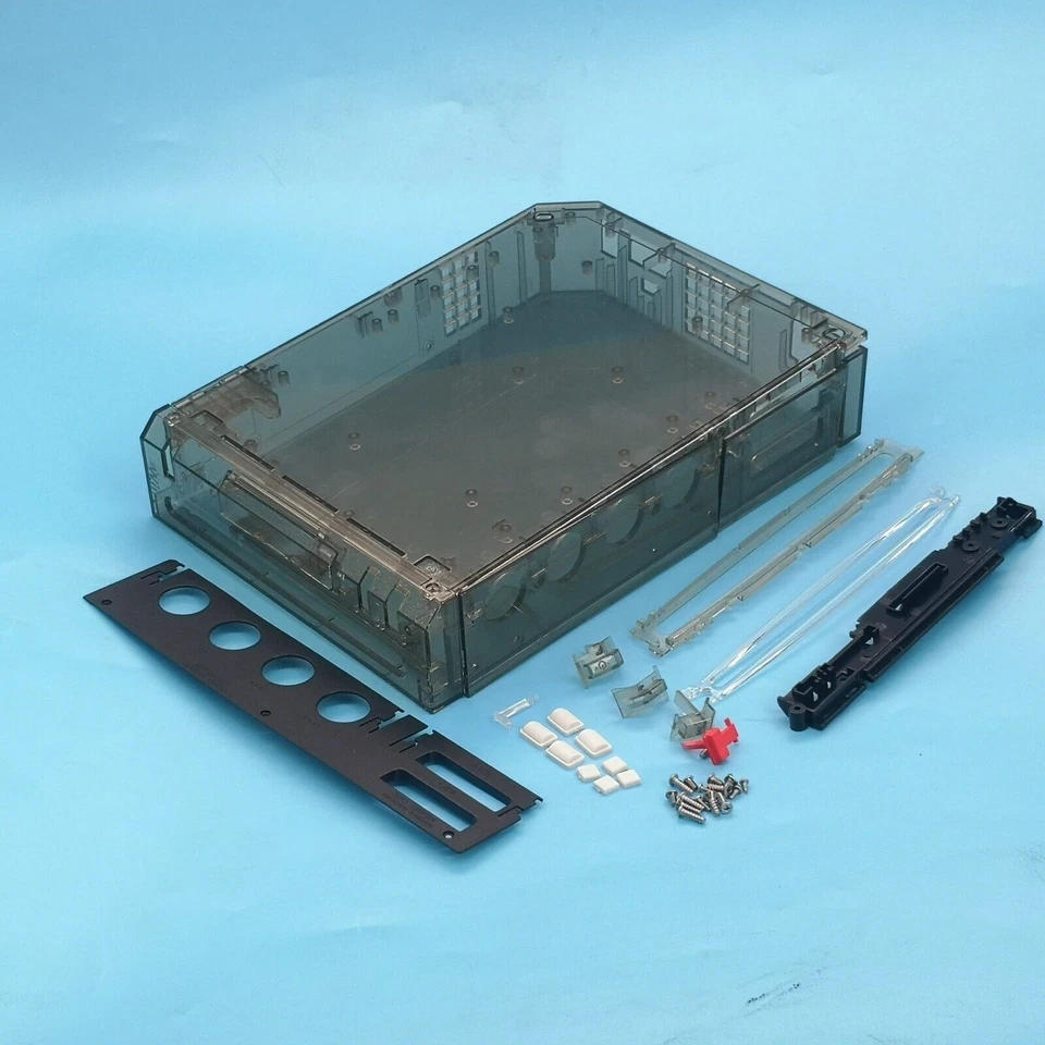 Nintendo Wii Replacement Shell Housing - Smoke Black Clear - Image 1 of 1
